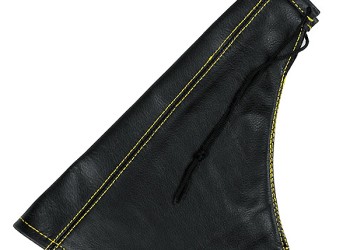 ΦΟΥΣΚΑ ΧΕΙΡΟΦΡΕΝΟΥ ΜΕ ΚΟΡΔΟΝΙ ΚΑΙ VELCRO, ΜΑΥΡΟ ΧΡΩΜΑ ΜΕ ΚΙΤΡΙΝΗ ΡΑΦΗ