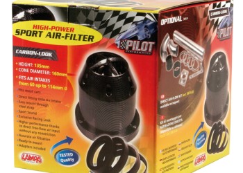 ΦΙΛΤΡΟΧΟΑΝΗ ΚΩΝΙΚΗ CARBON-LOOK 60-114mm