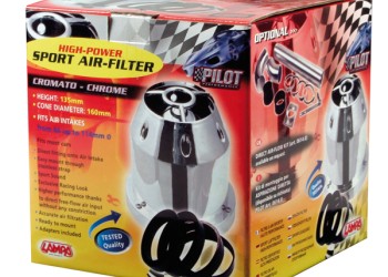 ΦΙΛΤΡΟΧΟΑΝΗ ΚΩΝΙΚΗ CHROME-LOOK ΧΡΩΜΙΟΥ 60-114mm