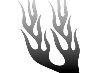 ΑΥΤΟΚΟΛΛΗΤΟ ΦΛΟΓΑ-ΜΑΥΡΟ/ΑΝΘΡΑΚΙ