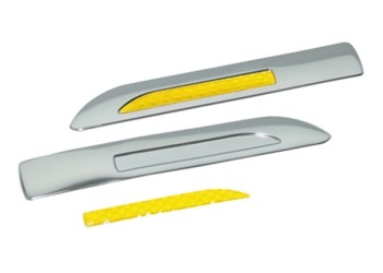 ΔΙΑΚΟΣΜΗΤΙΚΟ ΑΥΤΟΚΟΛΛΗΤΟ ΚΑΘΡΕΠΤΗ MIRROR TRIM II (ΧΡΩΜΙΟ/ΠΟΡΤΟΚΑΛΙ ΑΝΑΚΛΑΣΤΗΡΑΣ - 162Χ25 mm) - 2 ΤΕΜ