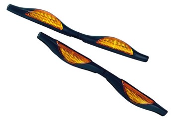 Αντικρουστικά πόρτας Wave (ζευγάρι) με ανακλαστήρες