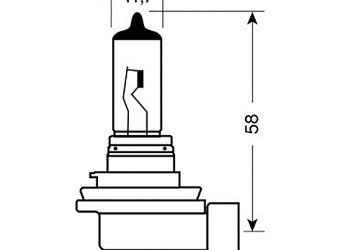 H11 BLUE-XENON 12V/55W 4.500K