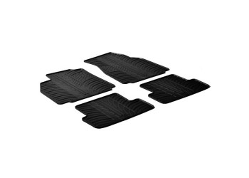 ΜΑΡΚΕ ΠΑΤΑΚΙΑ ΣΕ ΣΚΑΦΗ ΛΑΣΤΙΧΟ ΓΙΑ RENAULT MEGANE II 10/2002-09/2008 SUMISURA ΣΕ ΜΑΥΡΟ ΧΡΩΜΑ ΧΩΡΙΣ ΚΟΥΜΠΩΜΑΤΑ LAMPA - 4 ΤΕΜ.