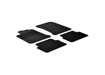 ΜΑΡΚΕ ΠΑΤΑΚΙΑ ΣΕ ΣΚΑΦΗ ΛΑΣΤΙΧΟ ΓΙΑ RENAULT LAGUNA III 06/2007-2016 SUMISURA ΣΕ ΜΑΥΡΟ ΧΡΩΜΑ ME ΚΟΥΜΠΩΜΑΤΑ LAMPA - 4 ΤΕΜ.