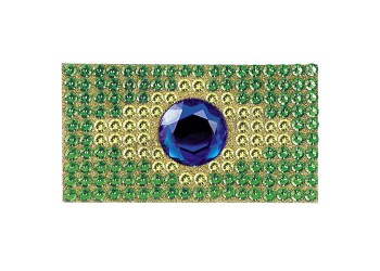 ΑΥΤΟΚΟΛΛΗΤΗ ΣΗΜΑΙΑ ΜΕ STRASS ΒΡΑΖΙΛΙΑ