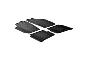 ΜΑΡΚΕ ΠΑΤΑΚΙΑ ΣΕ ΣΚΑΦΗ ΛΑΣΤΙΧΟ ΓΙΑ VOLKSWAGEN POLO 11/2001-06/2009 SUMISURA ΣΕ ΜΑΥΡΟ ΧΡΩΜΑ ΧΩΡΙΣ ΚΟΥΜΠΩΜΑΤΑ LAMPA - 4 ΤΕΜ.