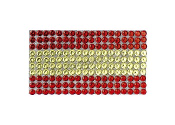 ΑΥΤΟΚΟΛΛΗΤΗ ΣΗΜΑΙΑ ΜΕ STRASS ΙΣΠΑΝΙΑ