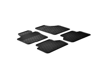 ΜΑΡΚΕ ΠΑΤΑΚΙΑ ΣΕ ΣΚΑΦΗ ΛΑΣΤΙΧΟ ΓΙΑ VOLKSWAGEN TIGUAN 10/2007-2016 SUMISURA ΣΕ ΜΑΥΡΟ ΧΡΩΜΑ ME ΚΟΥΜΠΩΜΑΤΑ LAMPA - 4 ΤΕΜ.