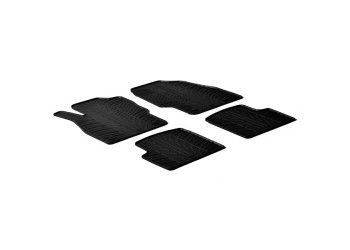 ΜΑΡΚΕ ΠΑΤΑΚΙΑ ΣΕ ΣΚΑΦΗ ΛΑΣΤΙΧΟ ΓΙΑ OPEL CORSA D 09/2006-2014 SUMISURA ΣΕ ΜΑΥΡΟ ΧΡΩΜΑ ME ΚΟΥΜΠΩΜΑΤΑ LAMPA - 4 ΤΕΜ.