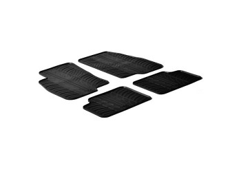 ΜΑΡΚΕ ΠΑΤΑΚΙΑ ΣΕ ΣΚΑΦΗ ΛΑΣΤΙΧΟ ΓΙΑ FIAT GRANDE PUNTO 3D / 5D 09/2005-04/2012 SUMISURA ΣΕ ΜΑΥΡΟ ΧΡΩΜΑ ΧΩΡΙΣ ΚΟΥΜΠΩΜΑΤΑ LAMPA - 4 ΤΕΜ.