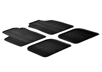 ΜΑΡΚΕ ΠΑΤΑΚΙΑ ΣΕ ΣΚΑΦΗ ΛΑΣΤΙΧΟ ΓΙΑ FIAT PANDA 09/2003-01/2012 / FIAT PANDA CLASSIC 02/2012-12/2012 SUMISURA ΣΕ ΜΑΥΡΟ ΧΡΩΜΑ ΧΩΡΙΣ ΚΟΥΜΠΩΜΑΤΑ LAMPA - 4 ΤΕΜ.