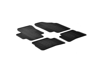 ΜΑΡΚΕ ΠΑΤΑΚΙΑ ΣΕ ΣΚΑΦΗ ΛΑΣΤΙΧΟ ΓΙΑ HYUNDAI ACCENT 04/2006-12/2009 / KIA RIO 10/2005-08/2011 SUMISURA ΣΕ ΜΑΥΡΟ ΧΡΩΜΑ ΧΩΡΙΣ ΚΟΥΜΠΩΜΑΤΑ LAMPA - 4 ΤΕΜ.