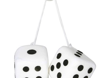 ΔΙΑΚΟΣΜΗΤΙΚΑ ΖΑΡΙΑ ΑΣΠΡΑ LUCKY VEGAS 7x7cm