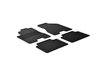 ΜΑΡΚΕ ΠΑΤΑΚΙΑ ΣΕ ΣΚΑΦΗ ΛΑΣΤΙΧΟ ΓΙΑ HYUNDAI TUCSON 08/2004-02/2010 / KIA SPORTAGE 11/2004-08/2010 SUMISURA ΣΕ ΜΑΥΡΟ ΧΡΩΜΑ ΧΩΡΙΣ ΚΟΥΜΠΩΜΑΤΑ LAMPA - 4 ΤΕΜ.