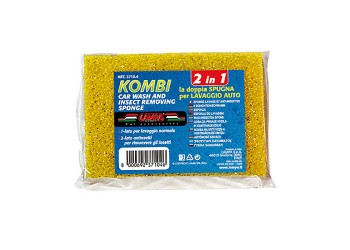 ΣΦΟΥΓΓΑΡΙ ΠΛΥΣΙΜΑΤΟΣ ΜΕ ΜΑΛΑΚΗ ΚΑΙ ΣΚΛΗΡΗ ΟΨΗ ΓΙΑ ΚΑΘΑΡΙΣΜΟ ΕΝΤΟΜΩΝ KOMBI 2in1 15x10x6cm