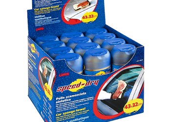 ΠΑΝΙ ΑΠΟΡΡΟΦΗΤΙΚΟ ΓΙΑ ΣΤΕΓΝΩΜΑ/ ΚΑΘΑΡΙΣΜΑ PVA ΥΛΙΚΟ (ΥΦΗ CHAMOIS) SPEED-DRY 43 x 32 cm ΣΕ ΚΟΥΤΙ