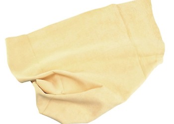 ΓΝΗΣΙΟ ΔΕΡΜΑ ΣΑΜΟΥΑ (CHAMOIS) ΑΠΟ ΦΥΣΙΚΟ 100% ΔΕΡΜΑ ΠΡΟΒΑΤΟΥ 43x68cm (ΠΕΤΣΙ)