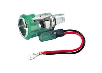 ΥΠΟΔΟΧΗ ΑΝΑΠΤΗΡΑ 12V ΜΕ ΦΩΣ 22mm ΜΟΝΟ ΤΟ ΘΗΛΥΚΟ LAMPA - 1 TEM.