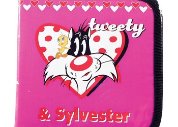 ΤΕΤΡΑΓΩΝΗ ΘΗΚΗ ΓΙΑ 24CDs TWEETY HEART