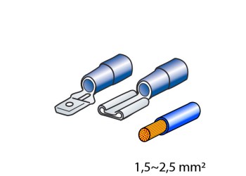 ΦΙΣΑΚΙΑ 6.3 x 0.8mm (40τμχ.)