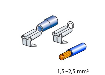 ΦΙΣΑΚΙΑ 6.3 x 0.8mm (40τμχ.)