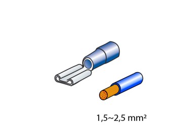 ΦΙΣΑΚΙΑ 6.3 x 0.8mm (10τμχ)