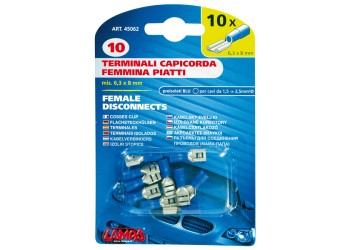 ΦΙΣΑΚΙΑ 6.3 x 0.8mm (10τμχ)