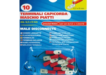 ΦΙΣΑΚΙΑ 6.3 x 0.8mm (10τμχ.)