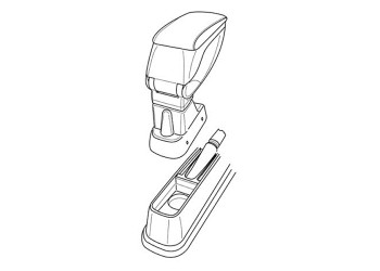 Βάση αντάπτορας τεμπέλη για FIAT GRANDE PUNTO 09/05> -  Lampa - 1 τεμ.