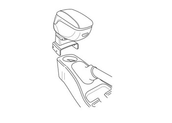 Βάση αντάπτορας τεμπέλη για FORD CONNECT 09/02> -  Lampa - 1 τεμ.