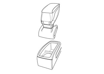 Βάση αντάπτορας τεμπέλη για VW PASSAT 03/05> -  Lampa - 1 τεμ.