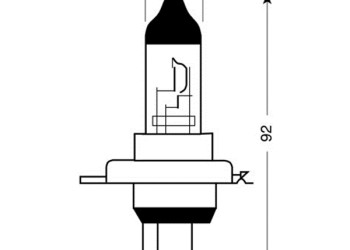 H4 ΑΛΟΓΟΝΟΥ 12V/60-55W P43t