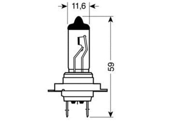 H7 ΑΛΟΓΟΝΟΥ 12V/55W PX26d