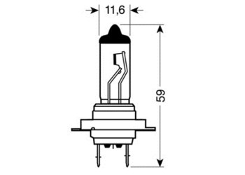 H7 ΑΛΟΓΟΝΟΥ 12V/55W PX26d