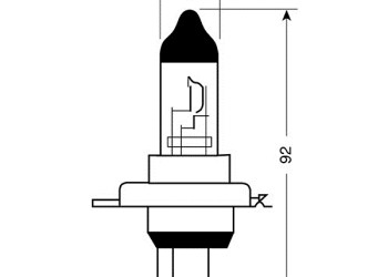 H4 12V 60/55W BLU-XE 4.500K +20% ΚΟΥΤΙ 2ΤΕΜ.