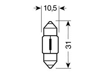 ΛΑΜΠΑΚΙΑ ΣΩΛΗΝΩΤΑ 12V/10W ΠΡΑΣΙΝΑ