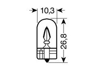 ΛΑΜΠΑΚΙΑ 12V/WB5W 5W W2.1x9.5d ΠΡΑΣΙΝΑ