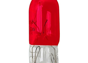 ΛΑΜΠΑΚΙΑ 12V/WB5W 5W W2.1x9.5d ΚΟΚΚΙΝΑ