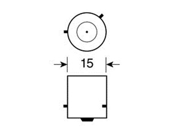 ΛΑΜΠΑ 11LED ΠΟΡΤΟΚΑΛΙ 12V PY21W
