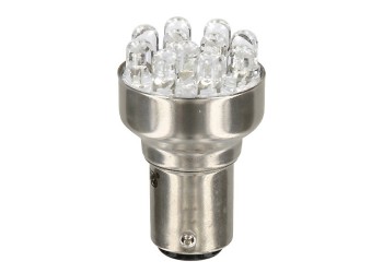 ΛΑΜΠΑ ΔΙΠΟΛΙΚΗ 11LED ΚΟΚΚΙΝΟ ΧΡΩΜΑ 12V