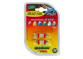 ΛΑΜΠΑΚΙΑ ΠΛΑΦΟΝΙΕΡΑΣ ΜΕ 3 LED ΣΕ ΚΟΚΚΙΝΟ