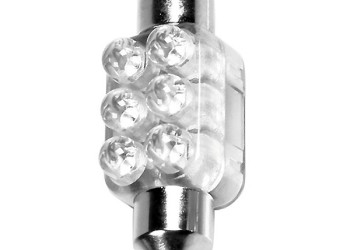 ΛΑΜΠΑΚΙ ΠΛΑΦΟΝΙΕΡΑΣ 6 LED 13x35mm