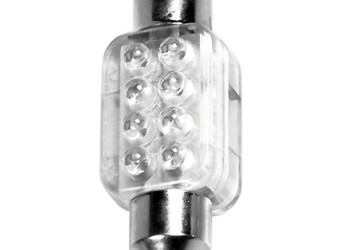 ΛΑΜΠΑΚΙ ΠΛΑΦΟΝΙΕΡΑΣ 8 LED 13x35mm ΛΕΥΚΟ