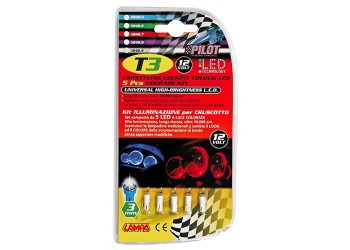 ΣΕΤ ΛΑΜΠΑΚΙΑ ΜΕ LED T3 W2x4.6d  ΚΑΡΦΙ