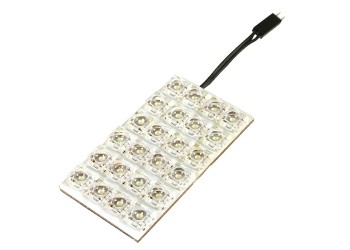 ΠΛΑΦΟΝΙΕΡΑ ΜΕ 24 LED (35x65mm)