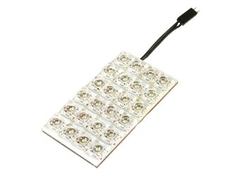 ΠΛΑΦΟΝΙΕΡΑ ΜΕ 24 LED (35x65mm)