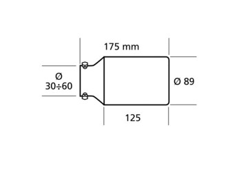 ΑΚΡΟ ΕΞΑΤΜΙΣΗΣ 89mm