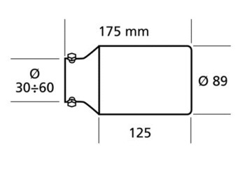 ΑΚΡΟ ΕΞΑΤΜΙΣΗΣ 89mm
