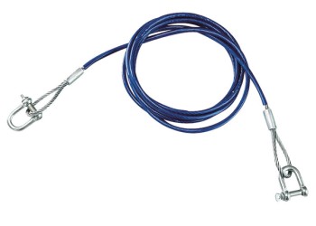 Lampa - Ατσαλένιο Συρματόσχοινο Ρυμούλκησης Μήκος 3.5m Διάμετρος 6mm - Αντοχή 3.000kg - 1 τεμ (L6058.1)